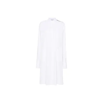 PETER DO Band collar Midi Shirt Dress