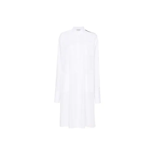 PETER DO Band collar Midi Shirt Dress