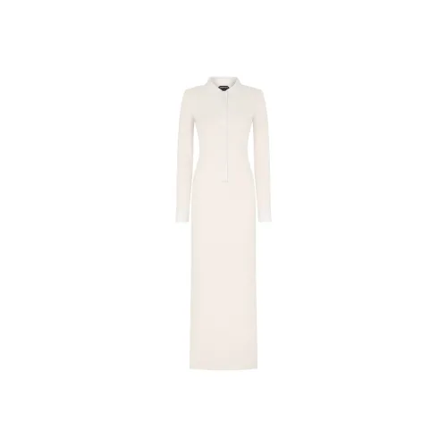 TOM FORD FW24 Long-Sleeved Dresses Women's White