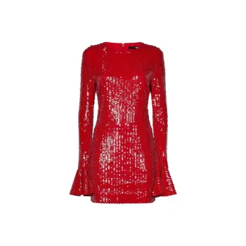 Rotate Sequin Embellished Mini Dress