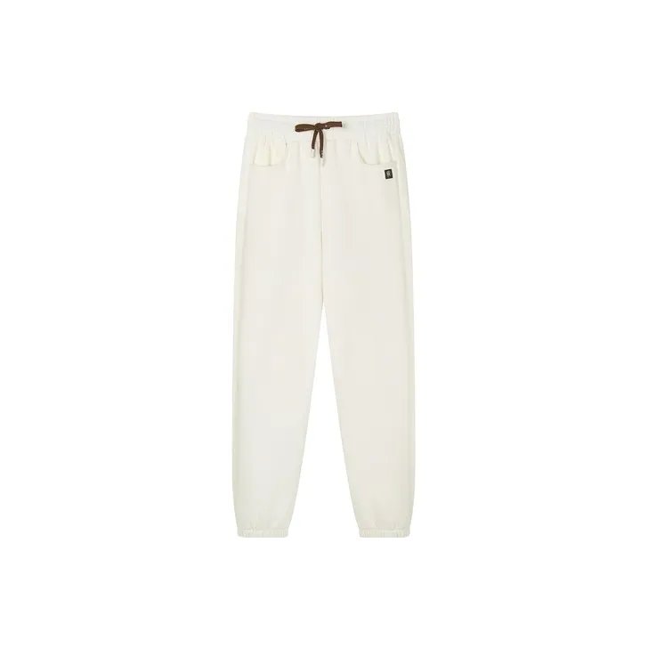 Teenie Weenie Knitted Sweatpants Women's Ivory-0