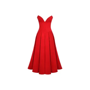 HOUSE OF CB LADY Sleeveless Dress Women's RED/Red