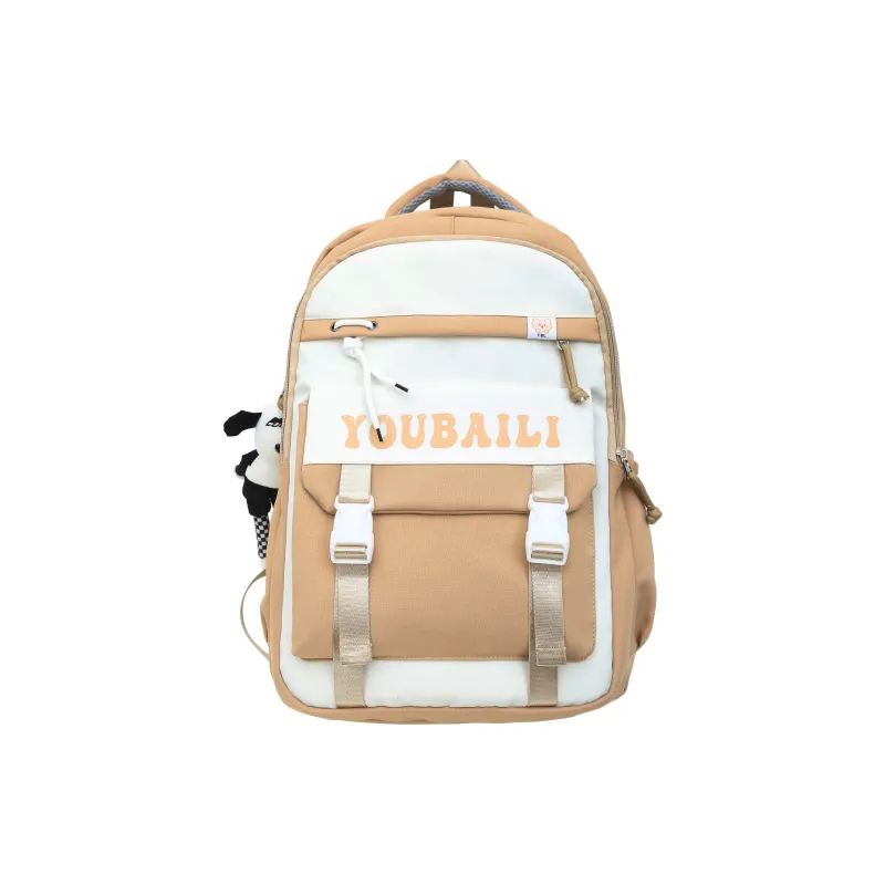 H YXIANG Nylon Backpack Unisex Multicolor-2