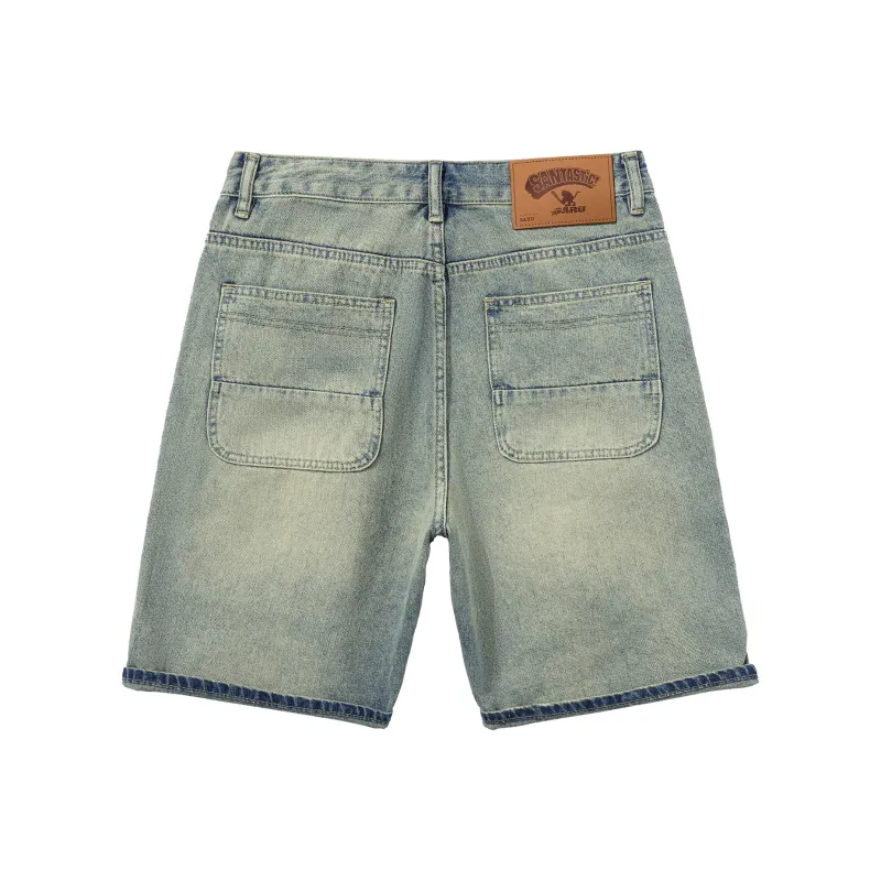 SANTASTIC Denim Shorts Men's Blue-1