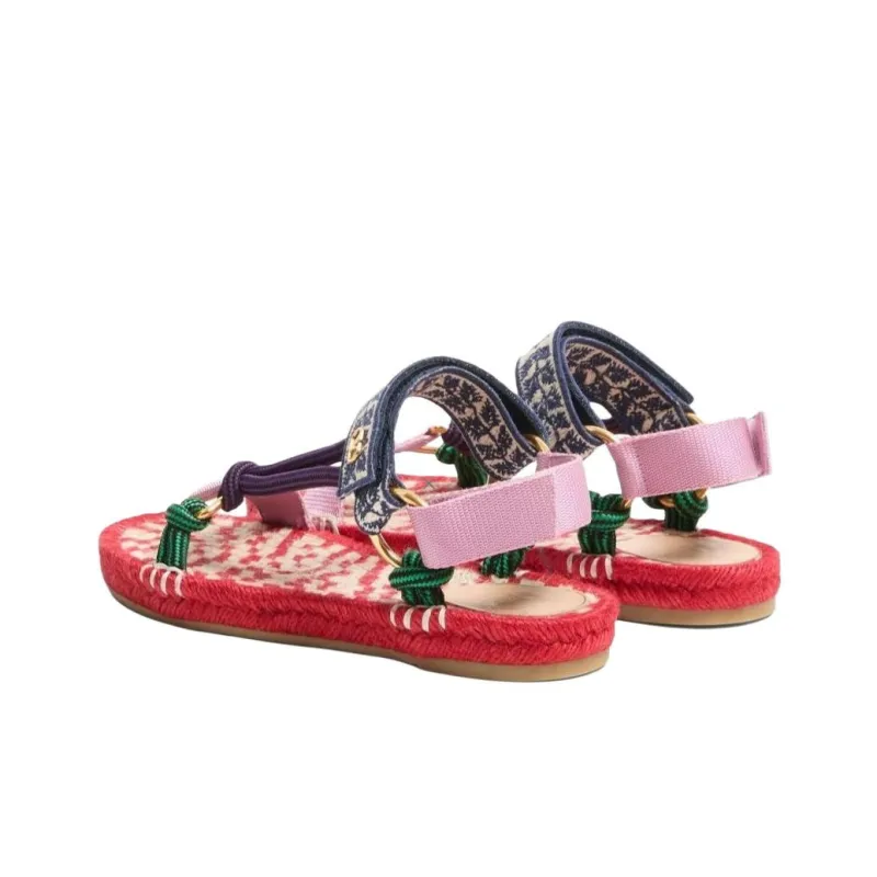 Valentino Lake Powell One Strap Sandals Women's Red-3