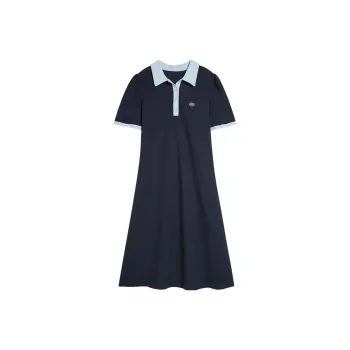 Gui'er Short-Sleeved Dresses Women's Dark Blue