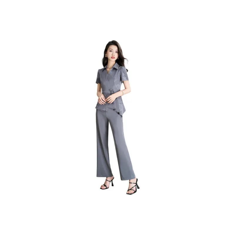Mylan Casual Suits Women's Gray-0