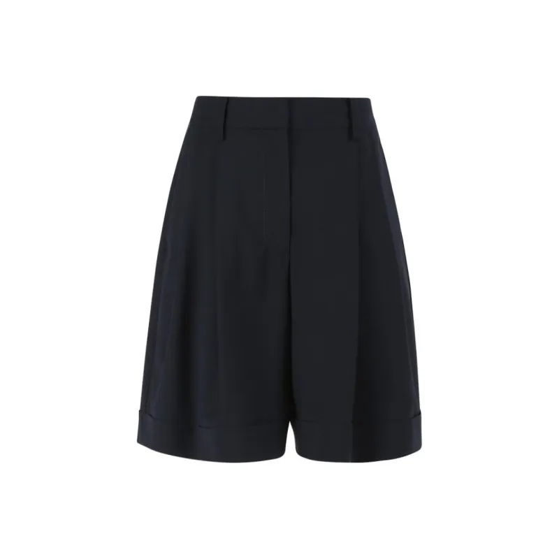 VVNK JANE PLUS Casual Shorts Women's Navy Blue-0