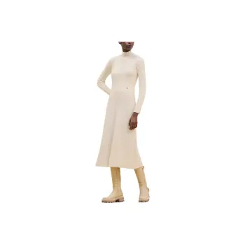 HERMES FW24 Long Sleeved Dresses Women's White