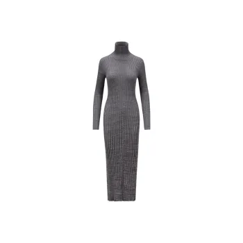 Moncler Polo Neck Midi Dress