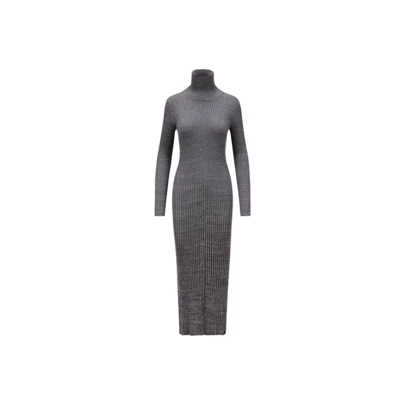 Moncler Polo Neck Midi Dress-0