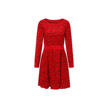 EMPORIO ARMANI Long Sleeved Dresses Women's Red