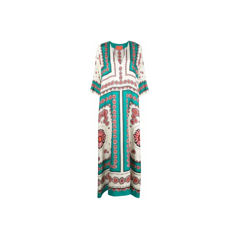 La DOUBLEJ. Long Sleeved Dresses Women's Green-0