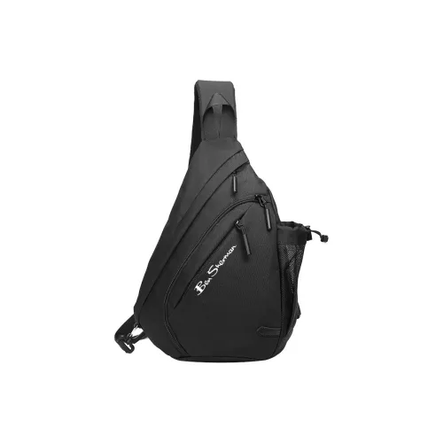 BEN SHERMAN Oxford Shoulder Bag, Sling Bag Unisex Black