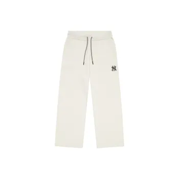 MLB MLB Preppy Style Collection New York Yankees 24FW Knitted Sports Pants Women's Cream