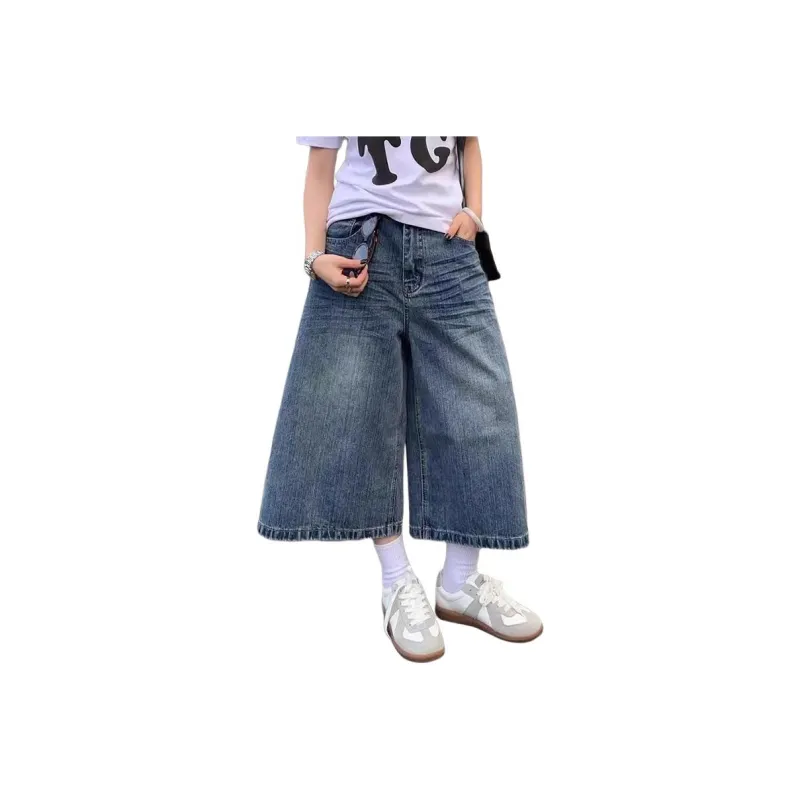 KVIV Denim Shorts Men Blue -0