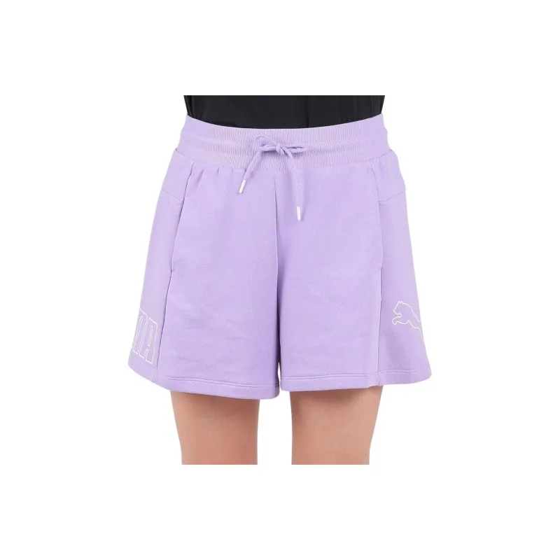 PUMA Casual Shorts Women's Light Purple-0