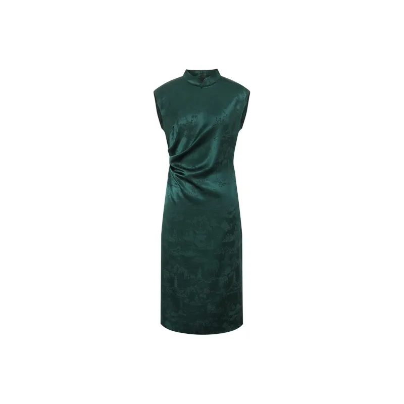 BBLLUUEE Short Sleeved Dress Women's Turquoise-0