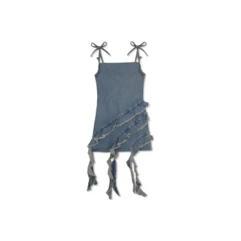 GUESS x YUEQI QI Slip Dresses Women's Blue