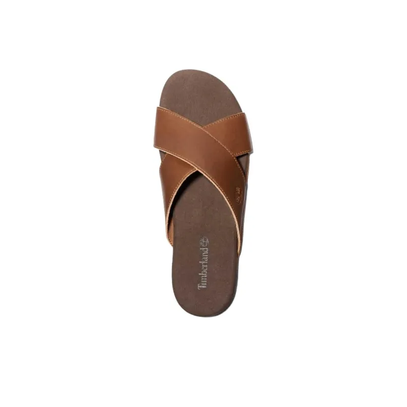 Timberland Slip Resistant Abrasion Resistant Slide Slippers Men's Dark Brown-3