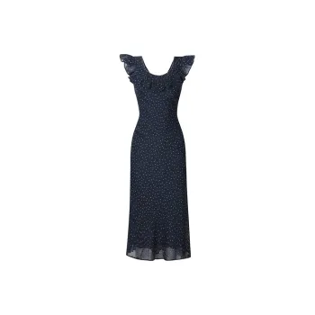 PAZZO Short Sleeved Dress Women's Galaxy Star Dots