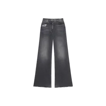 Givenchy Extra Wide Denim Jeans 'Black'