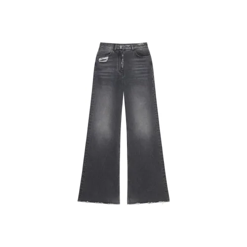 Givenchy Extra Wide Denim Jeans 'Black'
