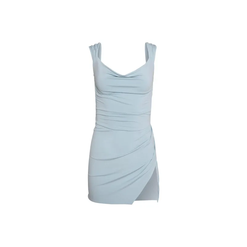 Tiger Mist JOSLIN DRESS Slip Dresses Women's Blue-0