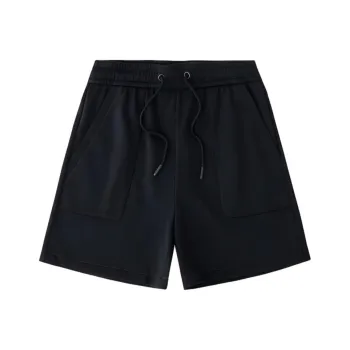 CHAOJIANTA Casual Shorts Women's Basic Black