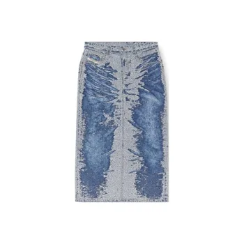 DIESEL De Skye S Distressed Midi Skirt