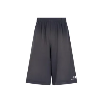 Balenciaga Large Shorts 'Faded Black/White'