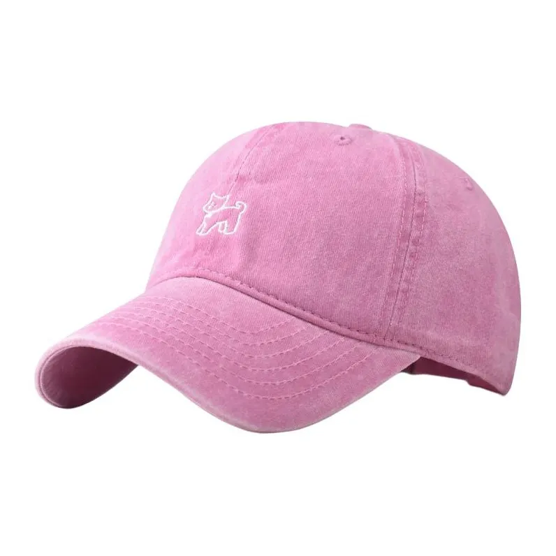 Banner The Piggy Washed Cotton Baseball Caps Unisex-1