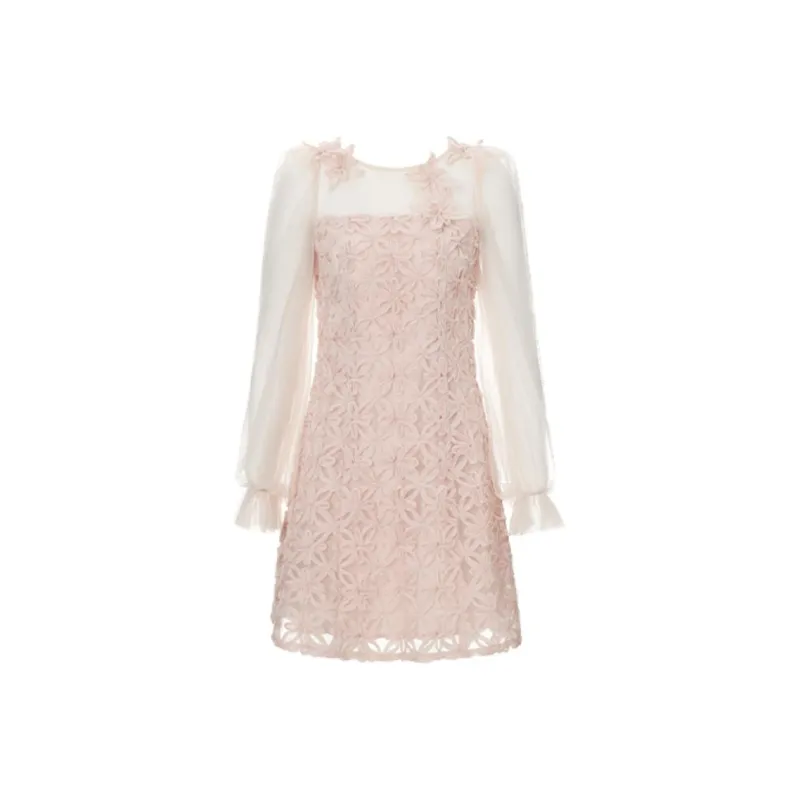 TAMMY TANGS Long Sleeved Dress Women's Pink-0