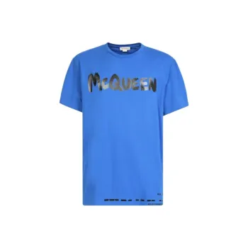 Alexander McQueen T Shirt Men's Blue