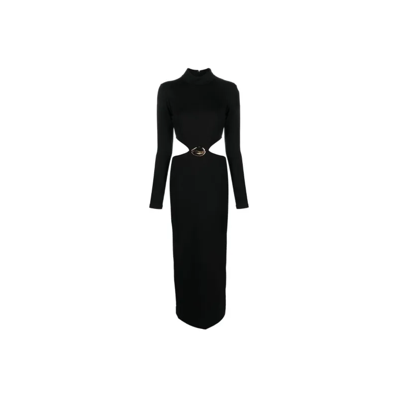 Staud Long-Sleeved Dresses Women's Black-0