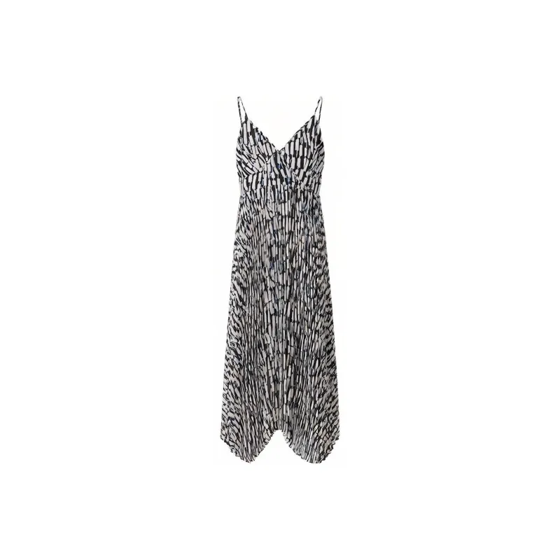 UNIQLO SS24 Slip Dresses Women's Black-0