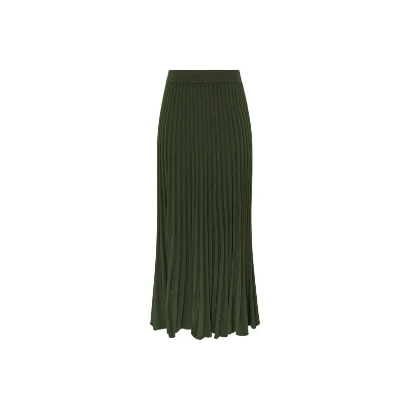Zimmermann FW24 Knit Long Skirts Women's Green-0