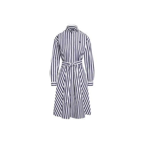 Sportscraft Crowe Polo Long Sleeved Dress Women's Marine Blue