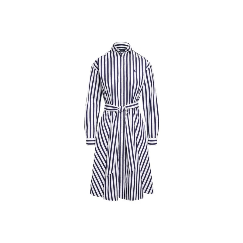 Polo Ralph Lauren Long Sleeved Dress Women's Marine Blue-0
