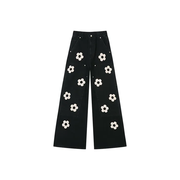 UOOYAA Jeans Women's Black-0