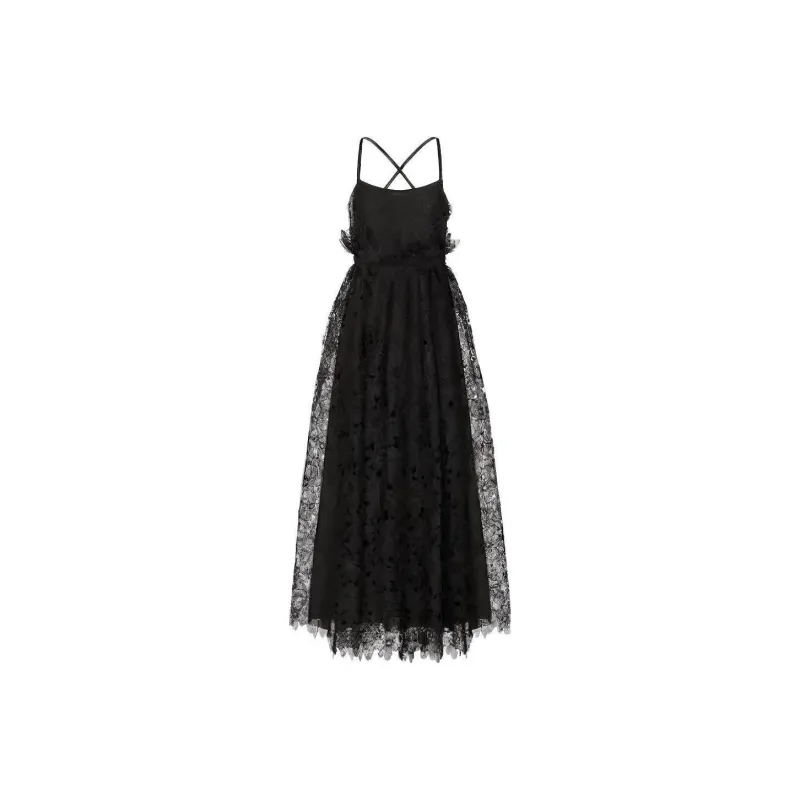 DIOR Slip Dresses Women's Black-0