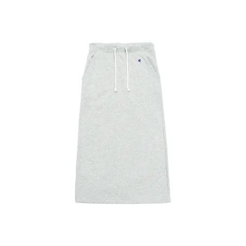 Champion Casual Long Skirt Japan Version Women's Oxford Gray