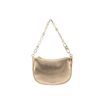 MICHAEL KORS Kors' Leather Shoulder Bag Small Size Women's Gold