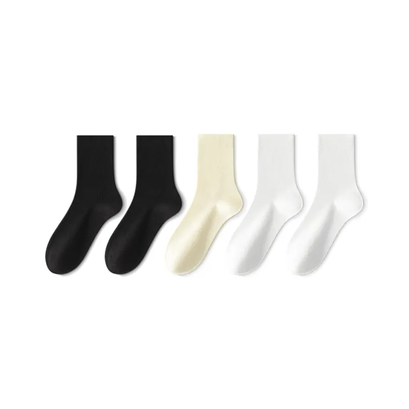 LUOLIAN Mid Calf Socks Women's 5 Pack-5