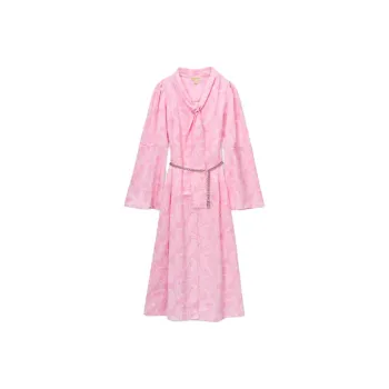 MICHAEL KORS SS24 Long Sleeved Dress Women's Pink