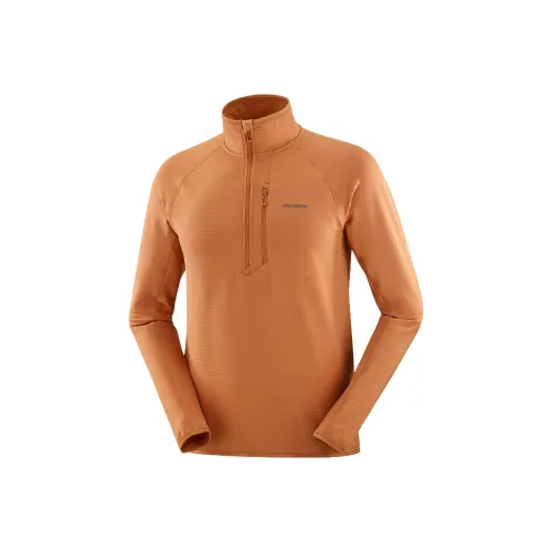 SALOMON ESSENTIAL LIGHTWARM Mountaineering Clothing Men's Orange