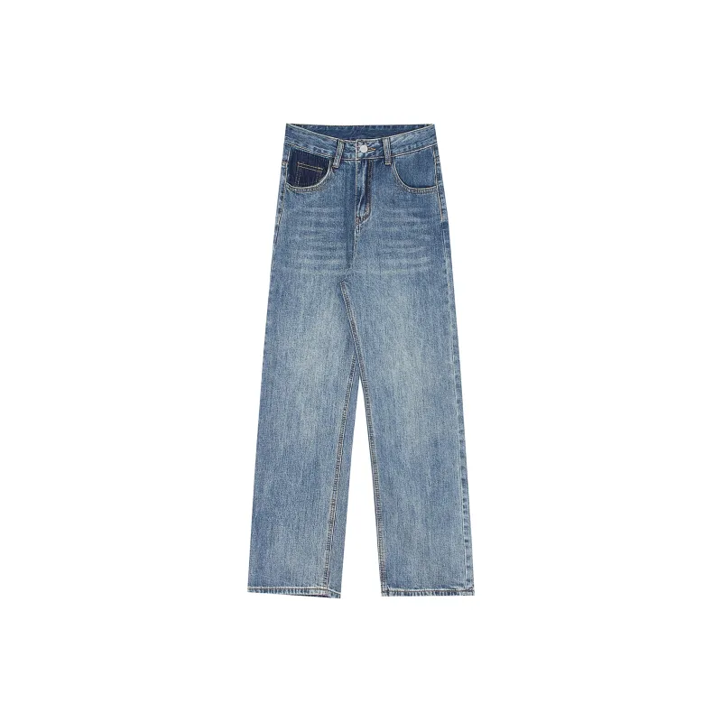 QYPRF Jeans Women's Blue-0