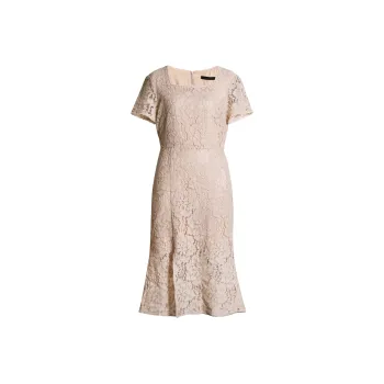 ROEYSHOUSE Short Sleeved Dress Women's Dusty Pink