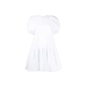 CECILIE BAHNSEN Voluminous Puff Sleeve Mini Dress