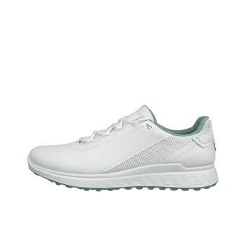 Ecco M GOLF S THREE Abrasion Resistant Low Top Golf Shoes Men's White